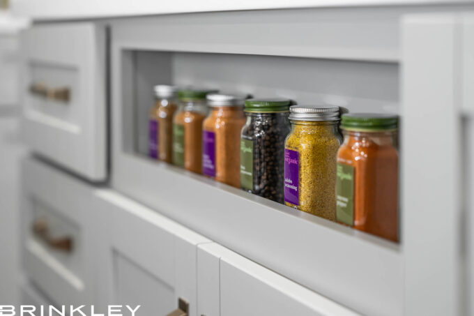 Model Z AIR 297 Travel Trailers Kitchen Island Storage Cubby 2025 Brikley RV 7231