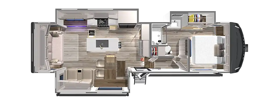 Model Z 2900 Fifth Wheel Floorplan