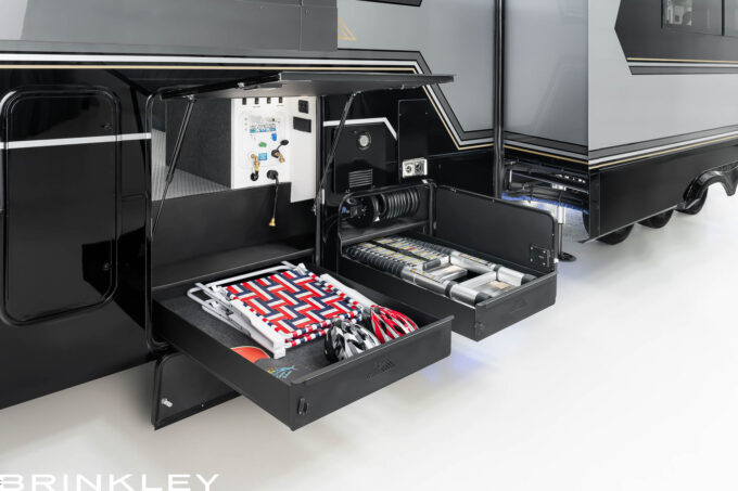 Fifth Wheel Toy Hauler Cargo Storage Drawers