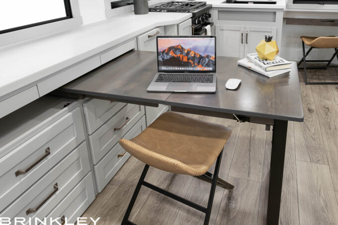 2025 Brinkley RV Model Z 2680 Dining Room Dinesk Desk 8594