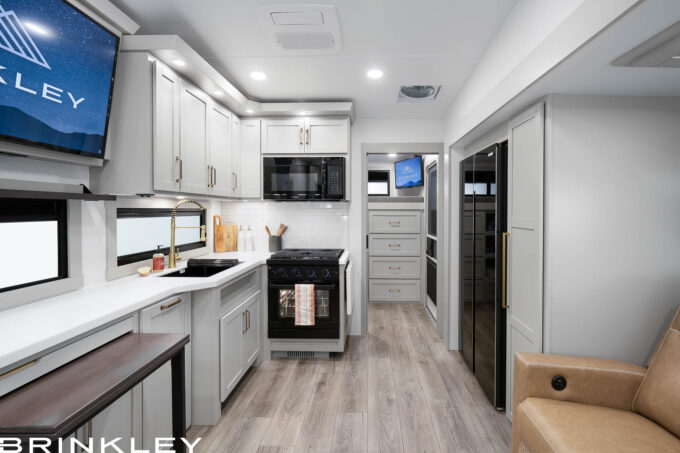 Quality Residential Kitchen in a Luxury Fifth Wheel