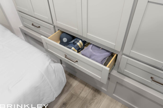 Model Z AIR 310 Travel Trailers Bedroom Wardrobe Drawers 2025 Brinkley RV 7777