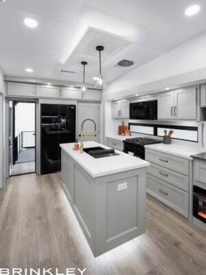 Island with Steel Base Construction