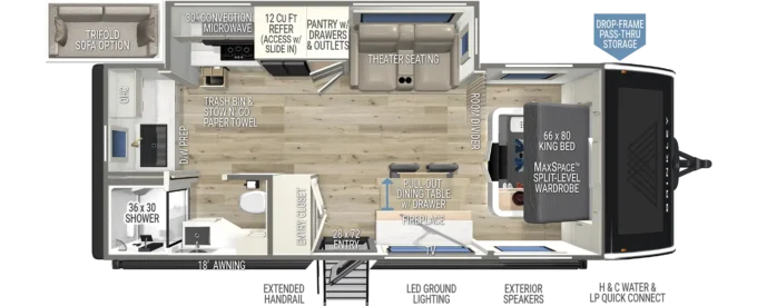 Model I 235 Lightweight Travel Trailers by Brinkley RV