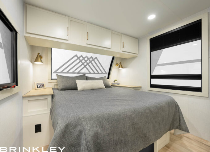 CPAP Ready Luxury Travel Trailer Bedroom