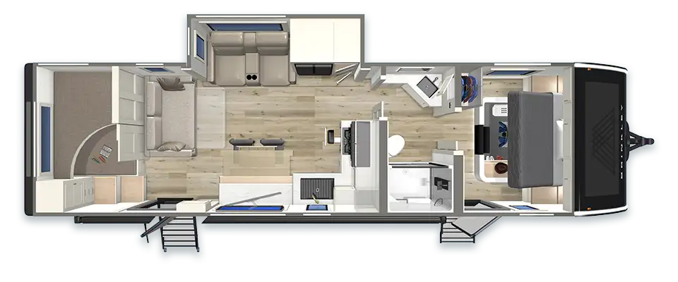 Brinkley RV I 294 Travel Trailer Floorplan