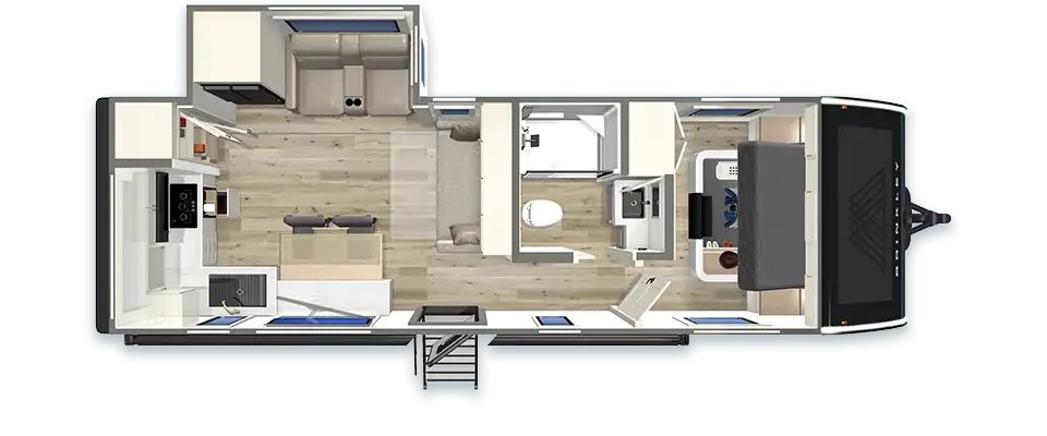 Brinkley RV I 274 Travel Trailer Floorplan