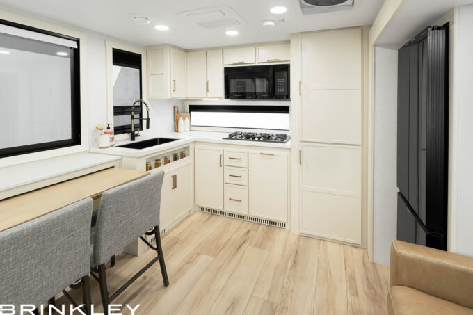Premium Travel Trailer Kitchen