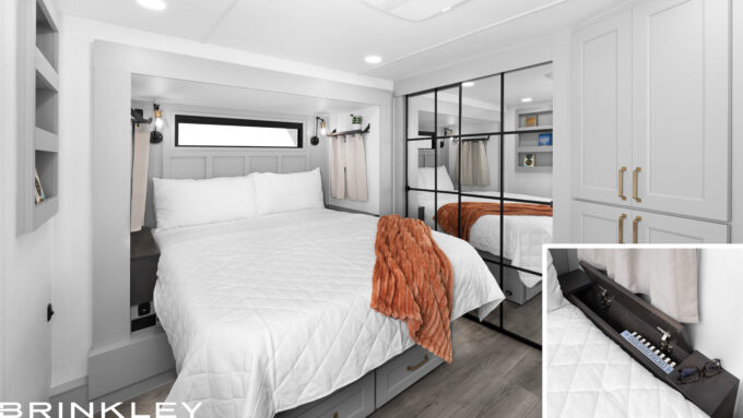 Optional Queen Bed with Nightstands