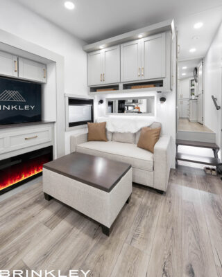 2025 Brinkley RV Model Z 3300 Living Room Trifold Sofa 5851