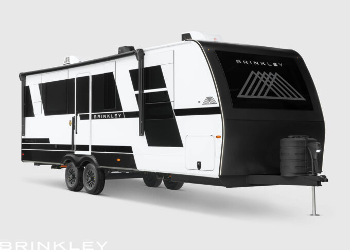 Modern Sleek Travel Trailer Exterior