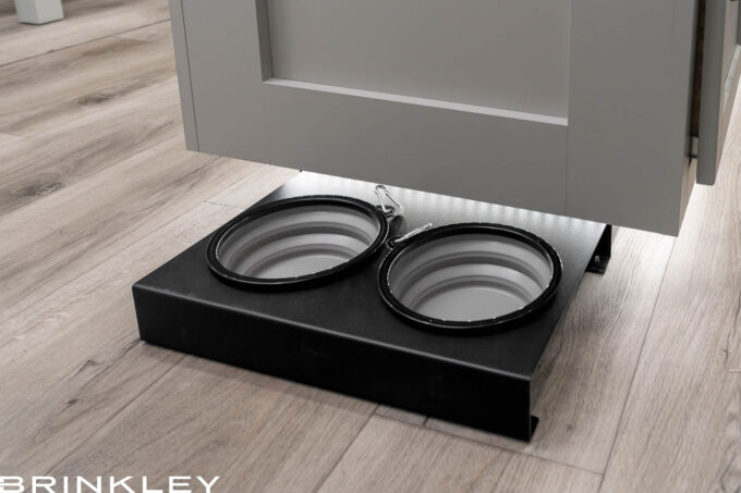 Model Z AIR 310 Travel Trailers Interior Pull Out Pet Feeder 2025 Brinkley RV 0073