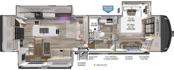 Model Z 3300 Fifth Wheels by Brinkley RV