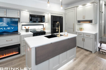 Flip-Down Island Bar