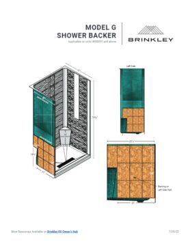 Model G Shower Backer 091 pdf image