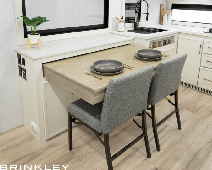 Pull-Out Dining Table