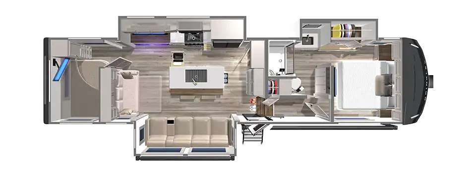Rear Bunkhouse Fifth Wheel with Bunk Beds -  Z3110 