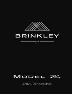 2024 Brinkley RV Model Z Owners Manual French 2023 02 10 pdf image