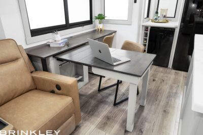 2025 Brinkley RV Model Z 3300 Dining Room Dinesk 5727