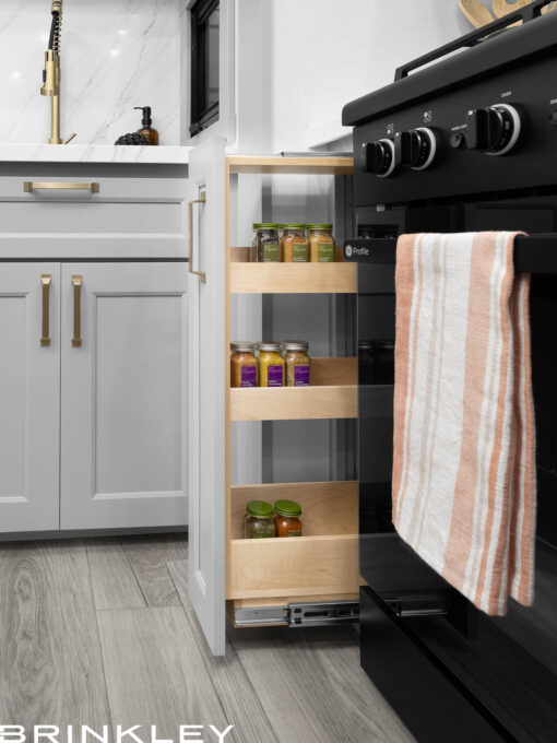Model G 4120 Fifth Wheels Kitchen Spice Rack 2026 Brinkley RV 5412