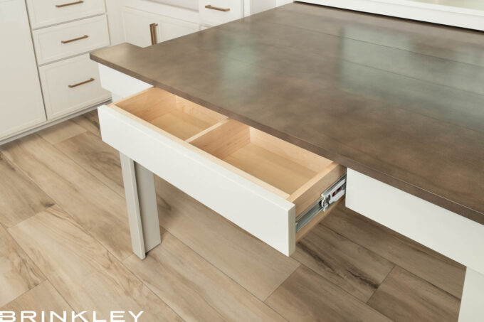 Hidden Storage/Utensil Drawer